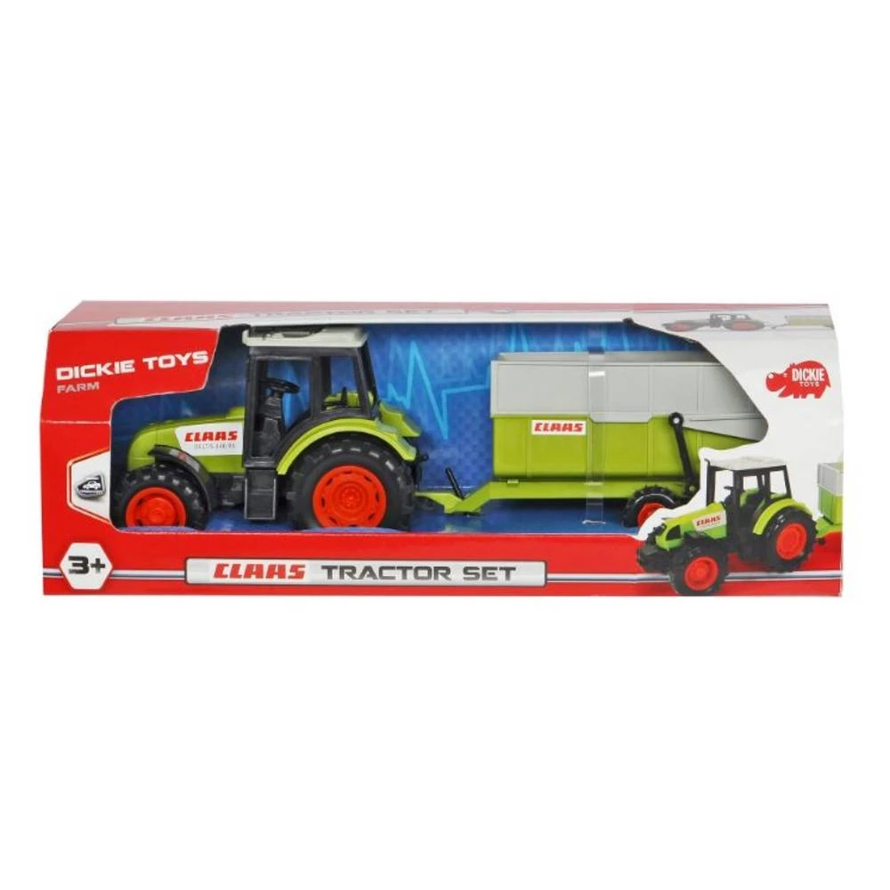 Dickie Toys Claas Tractor Met Aanhangwagen - Image 4