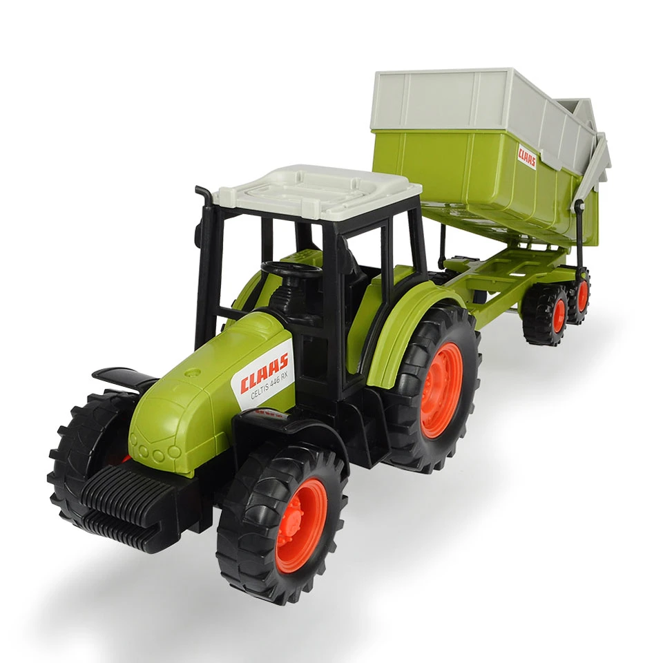Dickie Toys Claas Tractor Met Aanhangwagen - Image 2