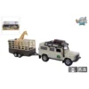 Kids Globe Traffic Land Rover Defender Met Giraftrailer