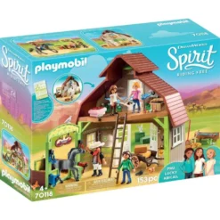 PLAYMOBIL Spirit Paardenschuur Met Lucky Pru En Abigail 70118