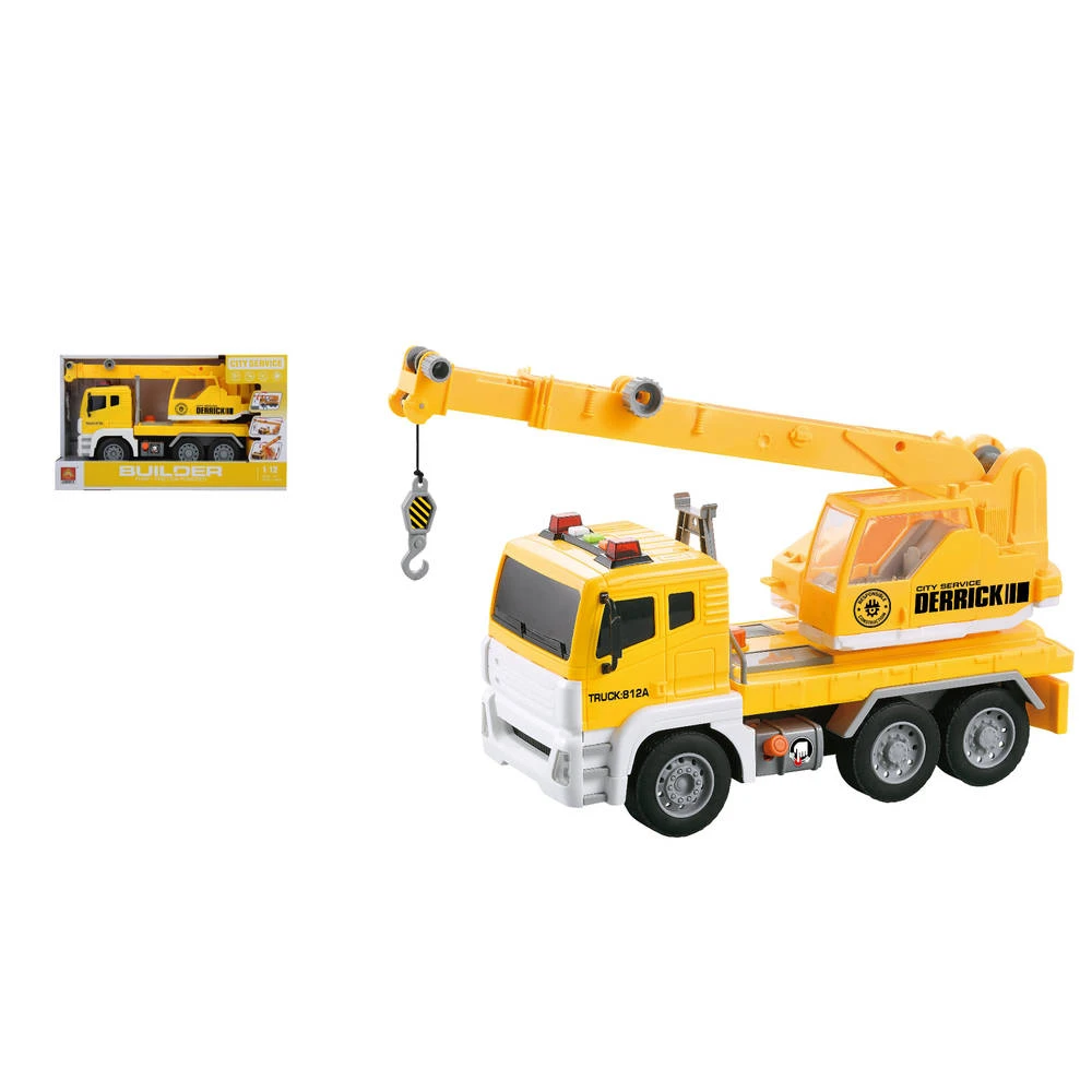 No Brand Engineering Kraan Met Licht En Geluid - 1:12 - Image 2