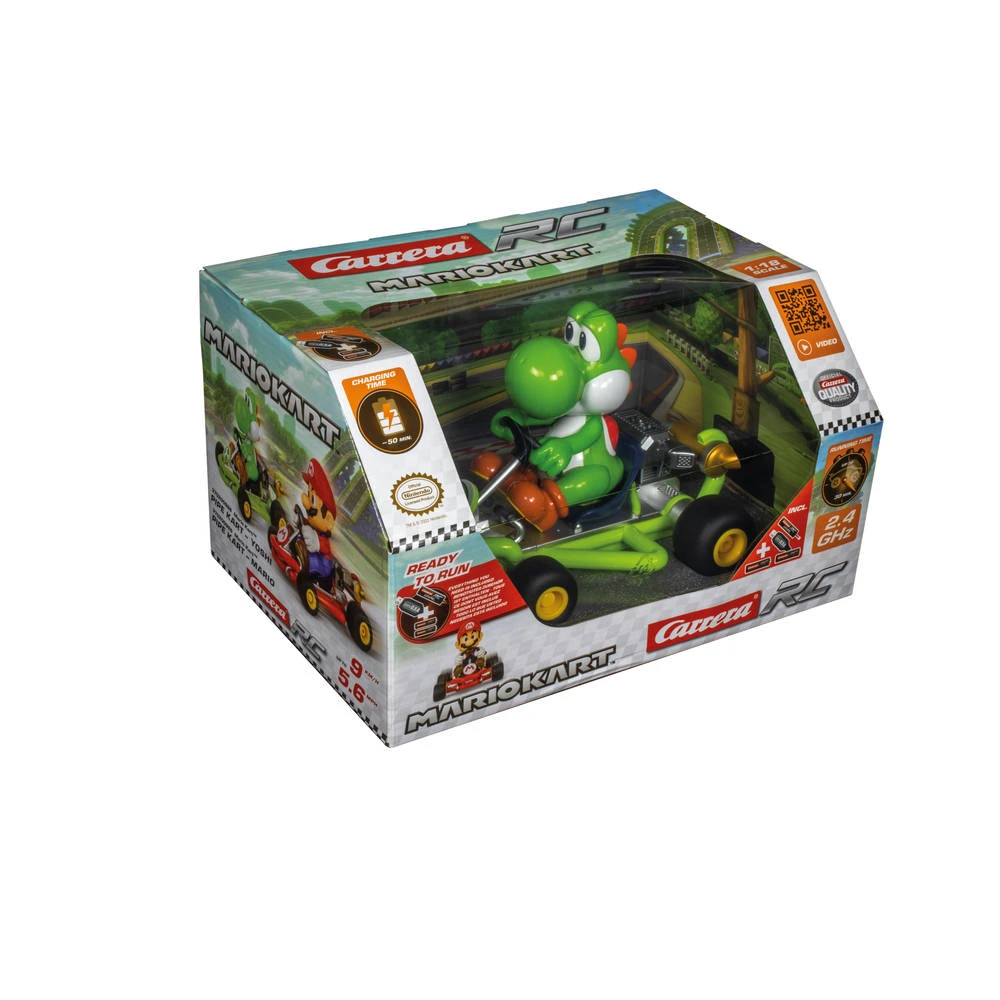 Carrera Mario Kart Op Afstand Bestuurbare Auto Pipe Kart Yoshi - Image 3