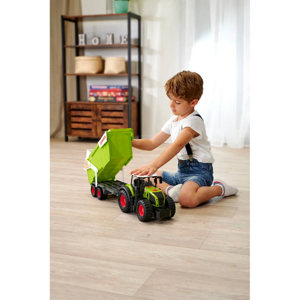 Dickie Toys Claas Tractor Met Aanhanger - 64 Cm - Image 5