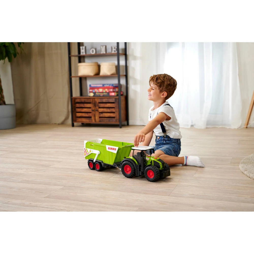 Dickie Toys Claas Tractor Met Aanhanger - 64 Cm - Image 4